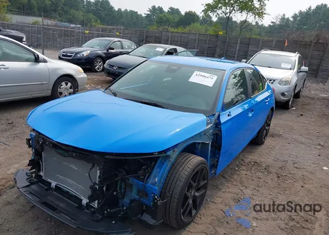 2025 Honda Civic Sport из США, поврежденный, VIN 19XFL2H88SE015461